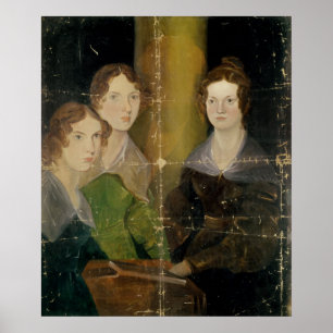 Portrait of the Bronte Sisters, c.1834 Poster