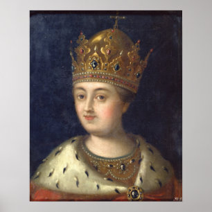 Portrait of the Regent Sophia, 1772 Poster