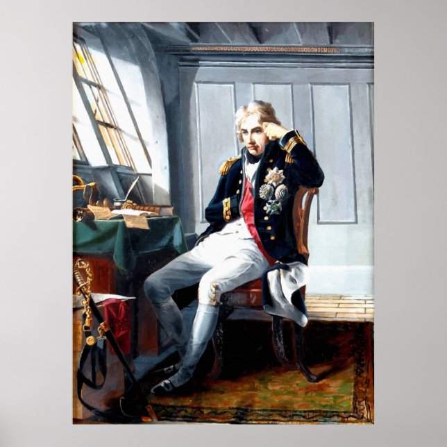 Portrait Painting Lord Nelson Poster (Vorne)