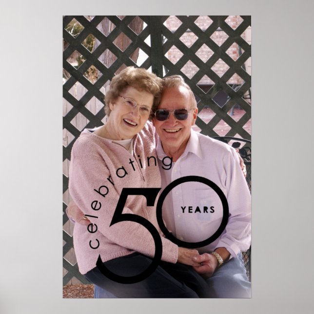 Portrait Poster zum 50-jährigen Jubiläum (Vorne)