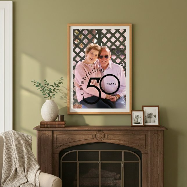 Portrait Poster zum 50-jährigen Jubiläum (50 Years Anniversary Portrait Poster)