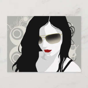 Portrait Postkarte