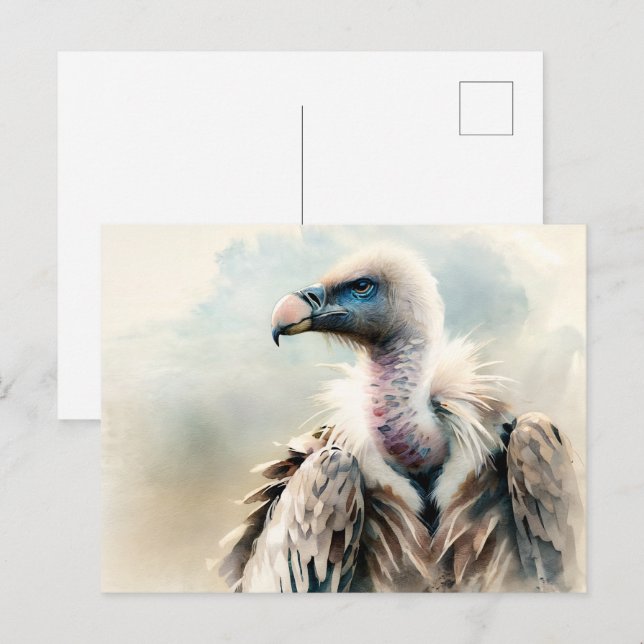 Portrait-Postkarte für Vulkanfarben Postkarte (Vorne/Hinten)