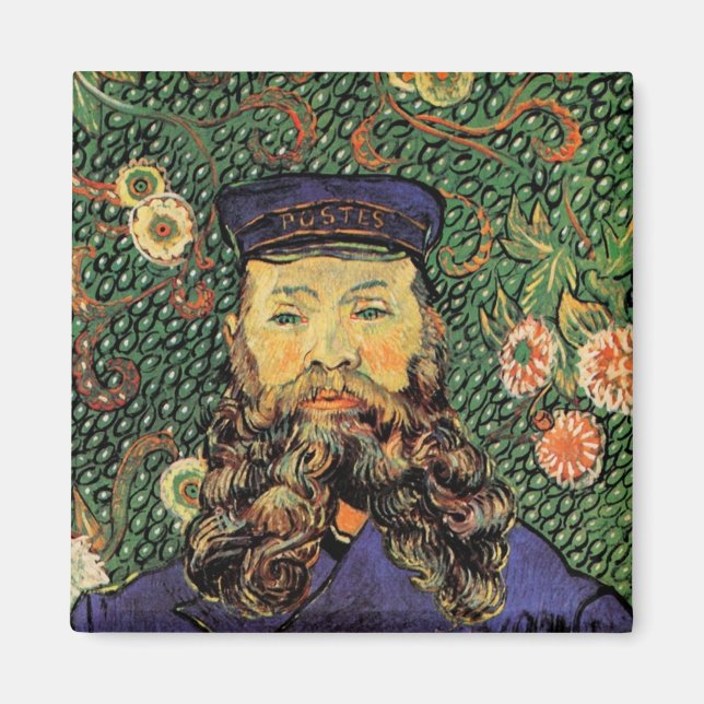 Portrait Postman Joseph Roulin Van Gogh Fine Art Magnet (Vorne)