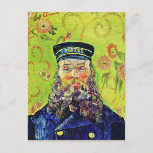 Portrait Postman Joseph Roulin Vincent van Gogh Postkarte