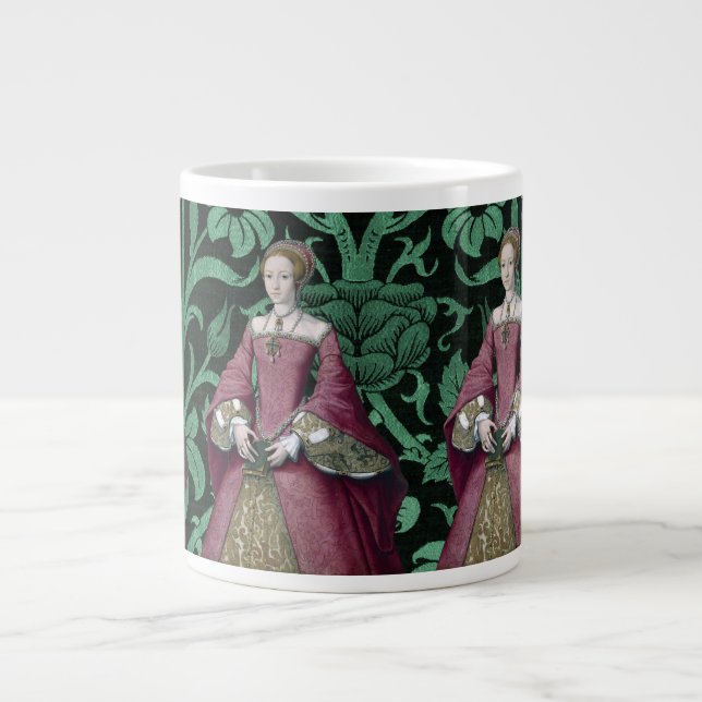 Portrait Prinzessin Elizabeth Tudor, Königin Jumbo-Tasse (Vorderseite)