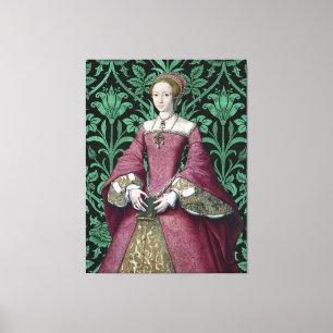 Portrait Prinzessin Elizabeth Tudor, Königin Leinwanddruck