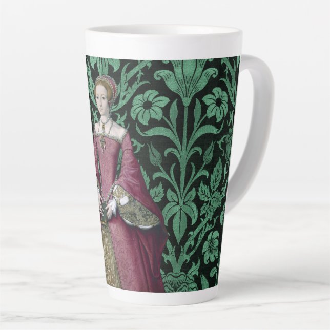 Portrait Prinzessin Elizabeth Tudor, Königin Milchtasse (Rechte Ecke)