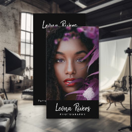 Portrait QR Code Fotograf Business Card Visitenkarte