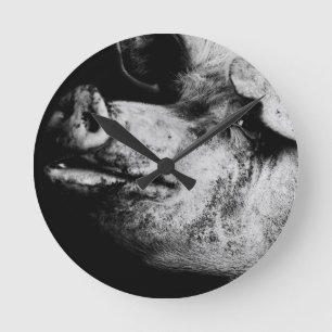 Portrait Runde Wanduhr