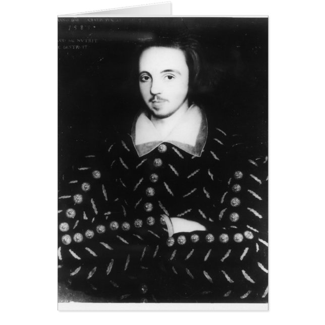 Portrait soll Christopher Marlowe sein (Vorne)