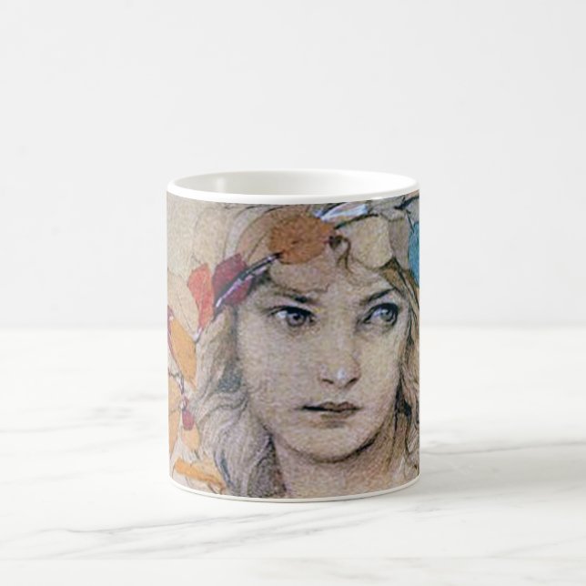 Portrait (Studie), Alphonse Mucha Kaffeetasse (Mittel)
