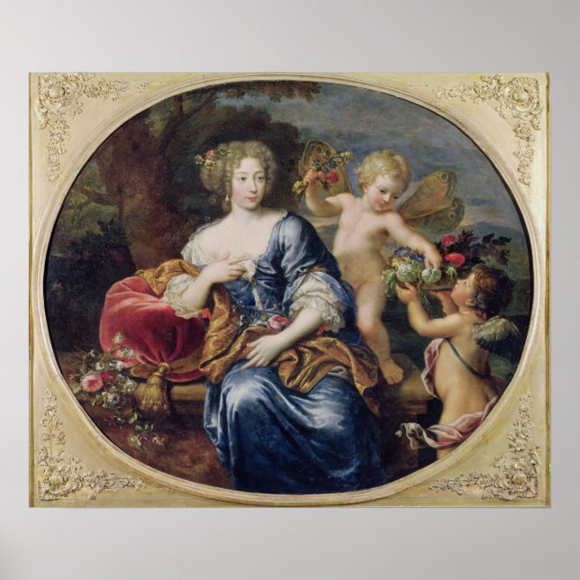 Portrait vermutlich Francoise-Athenais Poster (Vorne)