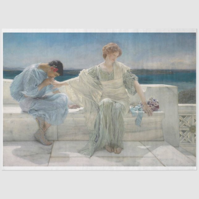 Portrait vom Sea Decoupage Paper Seidenpapier (Vorderseite)