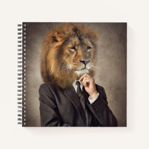 Portrait von A Lion Notizbuch