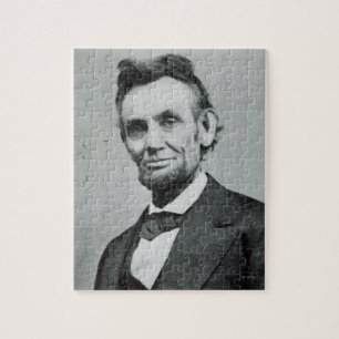 Portrait von Abe Lincoln 1 Puzzle