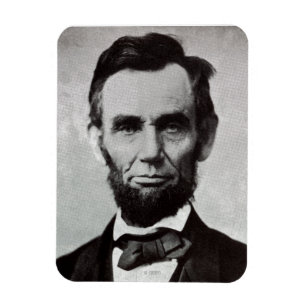 Portrait von Abe Lincoln 2 Magnet