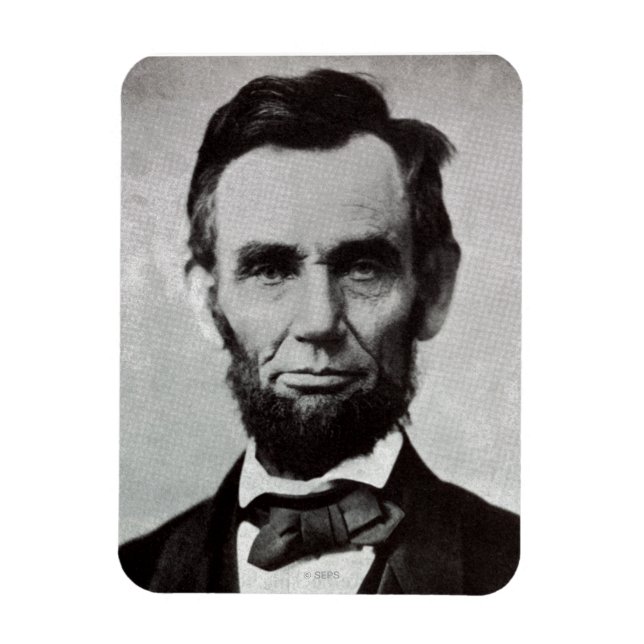 Portrait von Abe Lincoln 2 Magnet (Vertikal)
