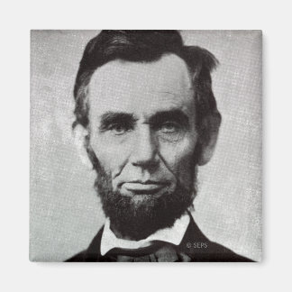 Portrait von Abe Lincoln 2 Magnet