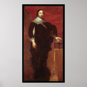 Portrait von Abel Janszoon Tasman Poster