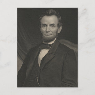 Portrait von Abraham Lincoln Postkarte