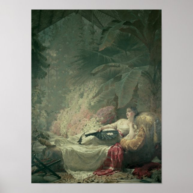 Portrait von Adelaide Maria, Grafschaft von Iveagh Poster (Vorne)