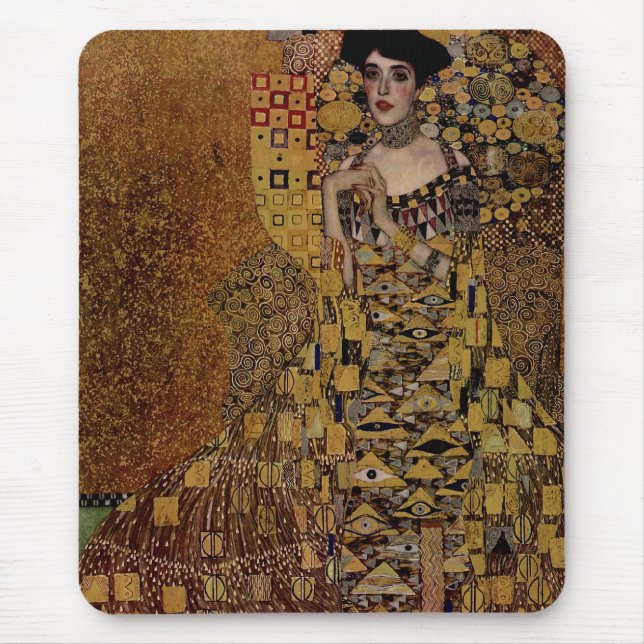 Portrait von Adele Bloch-Bauer I Mousepad (Vorne)