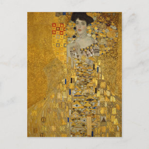 Portrait von Adele Bloch-Bauer I von Gustav Klimt Postkarte