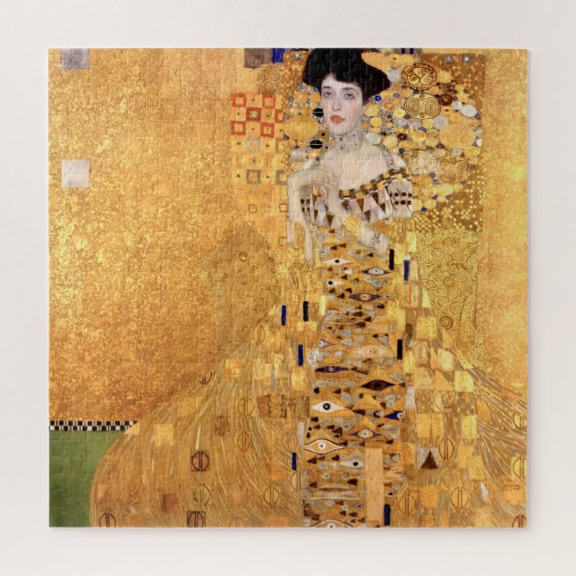 Portrait von Adele Bloch-Bauer von Gustav Klimt Puzzle (Vertikal)