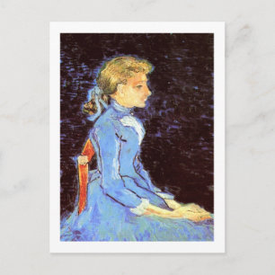 Portrait von Adeline Ravoux, Van Gogh Fine Art Postkarte
