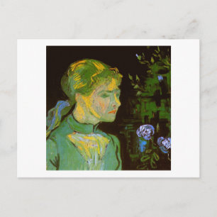 Portrait von Adeline Ravoux Van Gogh Fine Art Postkarte