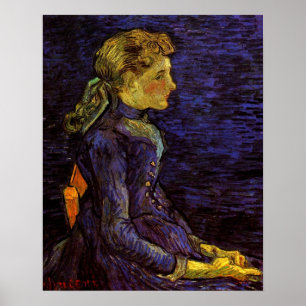 Portrait von Adeline Ravoux von Vincent van Gogh Poster