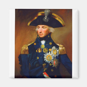 Portrait von Admiral Horatio Nelson Magnet