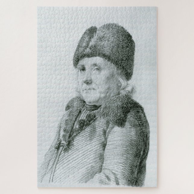 Portrait von Adolf Gottlieb Friedrich Puzzle (Vertikal)