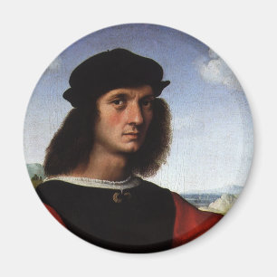 Portrait von Agnolo Doni von Raphael Sanzio Magnet