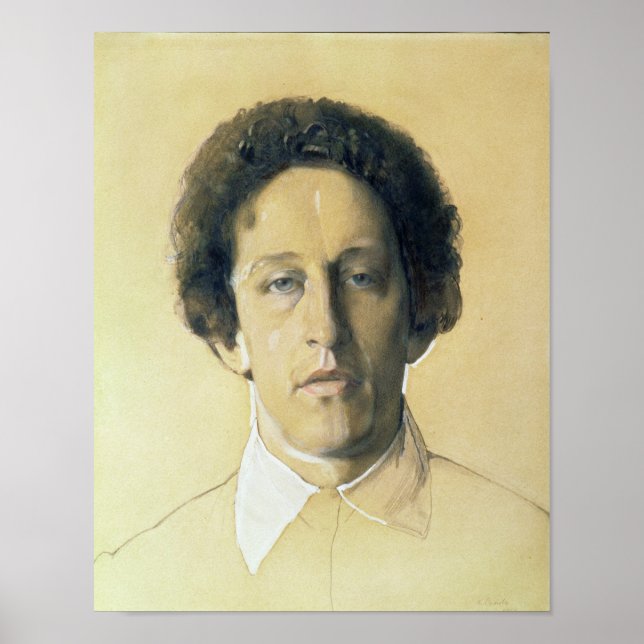 Portrait von Aleksandr Aleksandrowitsch Blok , 190 Poster (Vorne)
