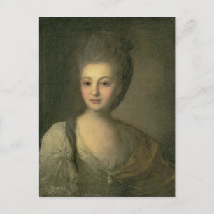Portrait von Aleksandra P. Struyskaya 1772 Postkarte