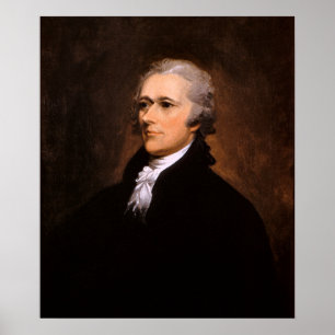 Portrait von Alexander Hamilton von John Trumbull Poster