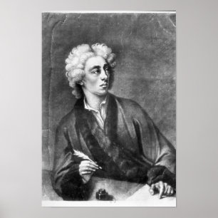 Portrait von Alexander Pope Poster
