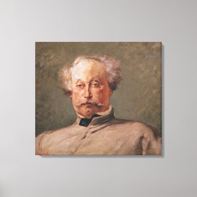 Portrait von Alexandre Dumas fils Leinwanddruck (Vorderseite)