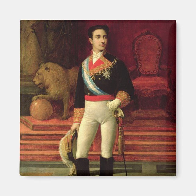 Portrait von Alfonso XII 1876 Magnet (Vorne)