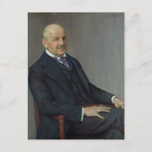 Portrait von Alfred Lichtwark 1912 Postkarte