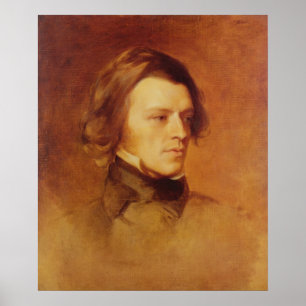 Portrait von Alfred Lord Tennyson Poster