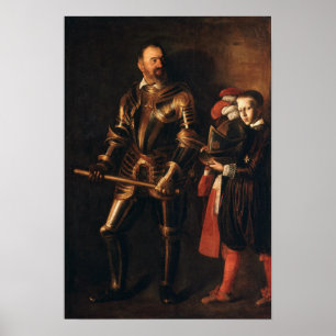 Portrait von Alof de Wignacourt und seiner Seite Poster