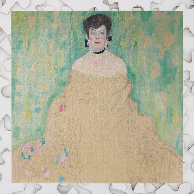 Portrait von Amalie Zuckerkandl von Gustav Klimt Puzzle (Von Creator hochgeladen)