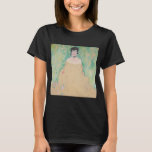 Portrait von Amalie Zuckerkandl von Gustav Klimt T-Shirt<br><div class="desc">Das unvollendete Portrait von Amalie Zuckerkandl (1917) von Gustav Klimt ist ein Vintages Viktorianisches Kunstporträt aus der Ära mit einer Frau, die sich mit den Armen in Richtung der Stadt gefaltet und von der Schultergurke, die zum Boden fließt, sitzt. Kunstkritiker sagen voraus, dass dieses Werk Klimts klassische Goldblatttechnik eingebunden hätte....</div>
