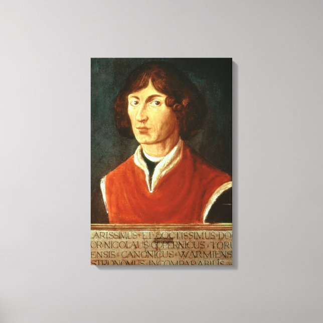 Portrait von Andreus Nikolaus Copernicus 1575 Leinwanddruck (Vorderseite)