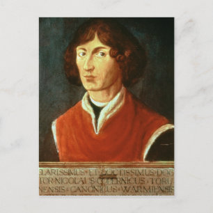 Portrait von Andreus Nikolaus Copernicus 1575 Postkarte