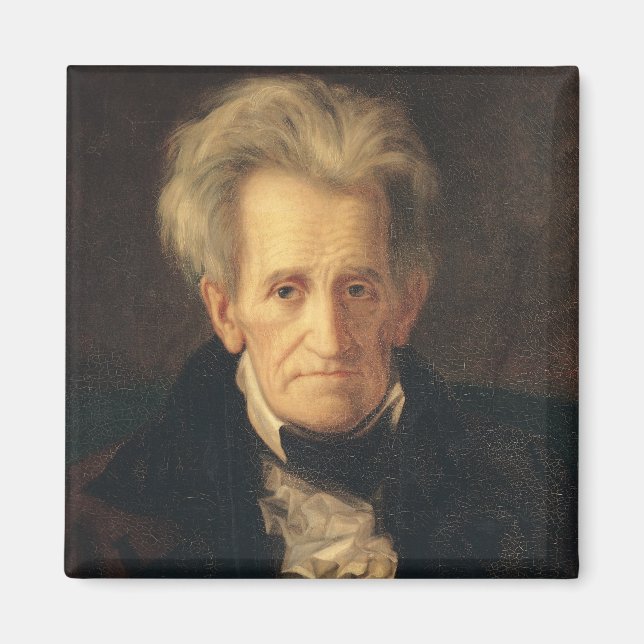 Portrait von Andrew Jackson Magnet (Vorne)