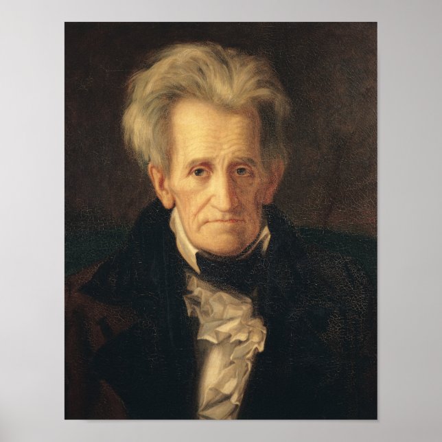 Portrait von Andrew Jackson Poster (Vorne)